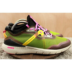 Cole Haan Zerogrand Outpace Womens 10 Green Pink Mesh Running Shoes